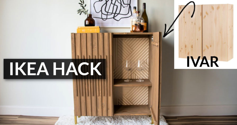 IKEA Ivar Hack: Stylish DIY Bar Cabinet