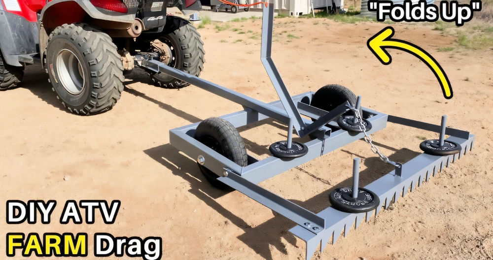Homemade DIY Drag Harrow