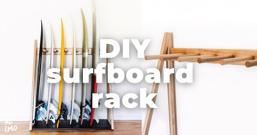 Build Your Own DIY Surfboard Rack