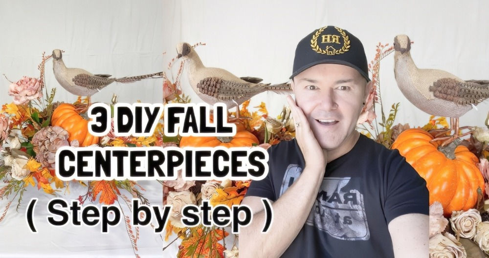 DIY Fall Centerpieces - 3 Simple Ways