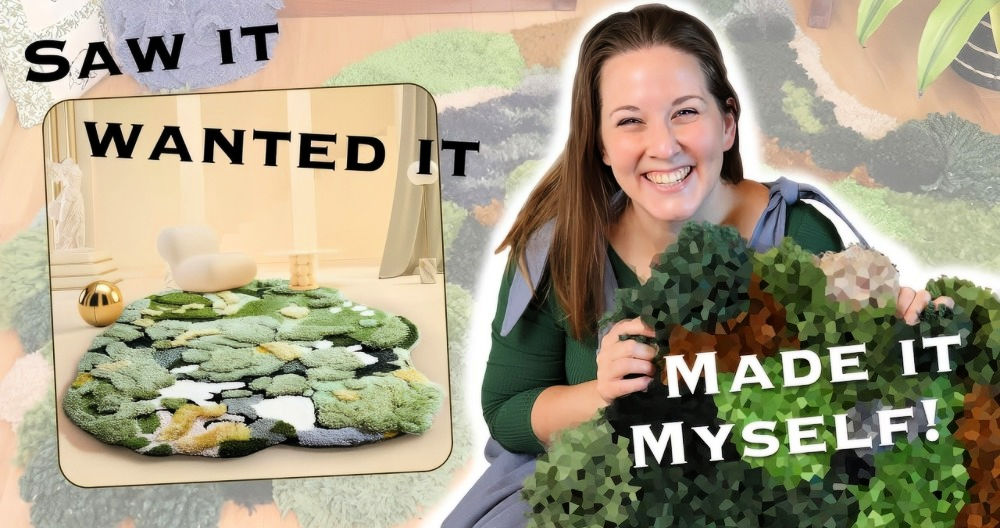 Moss Rug Making Kit Making Your Own DIY Moss Rug